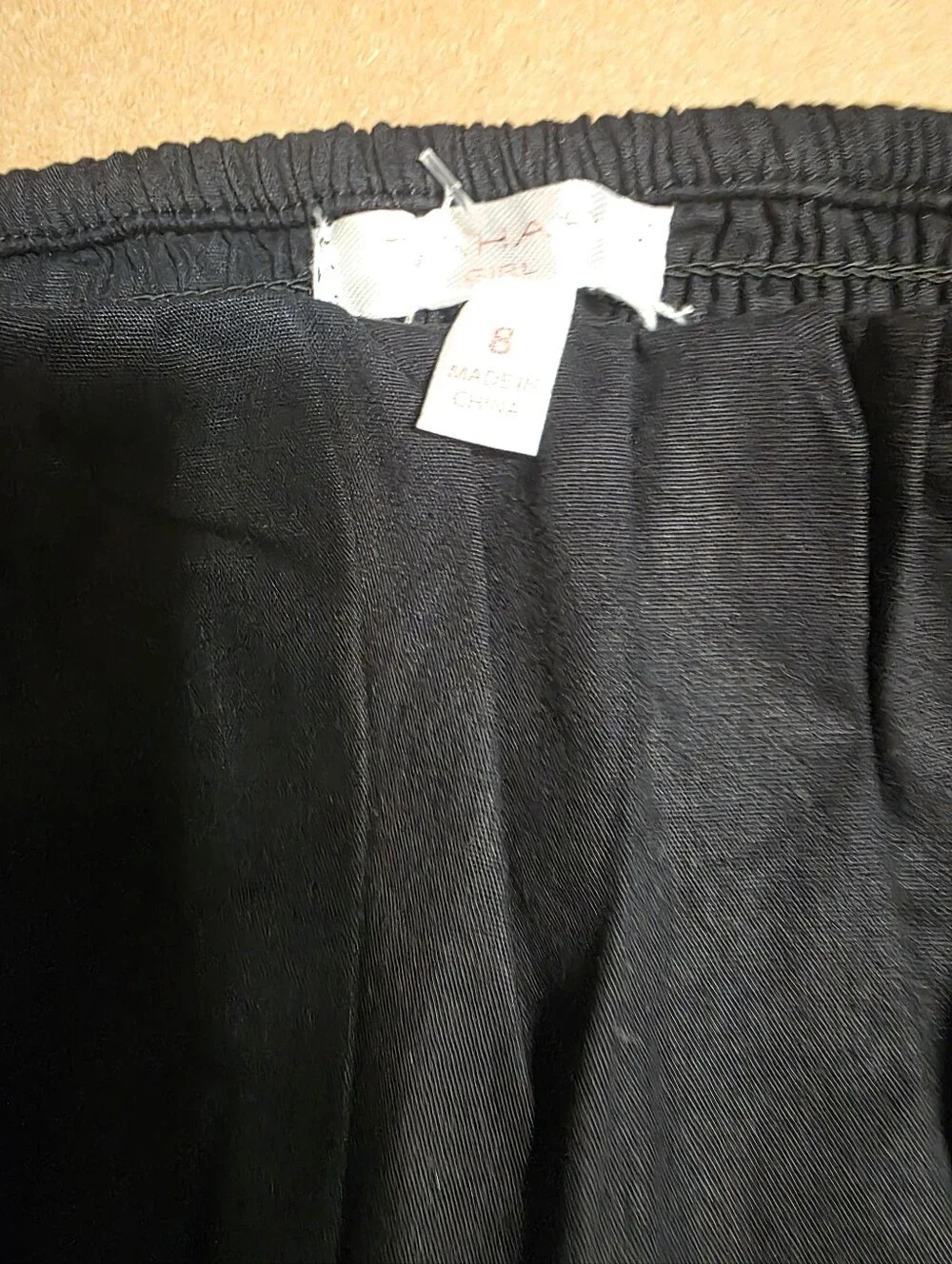 Tahari Black Girls Embroidered Two-Piece Set NWT